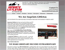 Tablet Screenshot of imprintslittleton.com